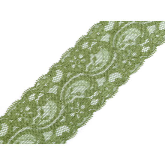 Dantelă elastică, lățime 55 mm - Roșu (50 Metri) Dantelă elastică, lățime 55 mm - Roșu (50 Metri)