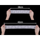 Dantelă elastică, lățime 55 mm - Roșu (50 Metri) Dantelă elastică, lățime 55 mm - Roșu (50 Metri)
