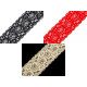 Dantelă elastică, lățime 55 mm - Roșu (50 Metri) Dantelă elastică, lățime 55 mm - Roșu (50 Metri)