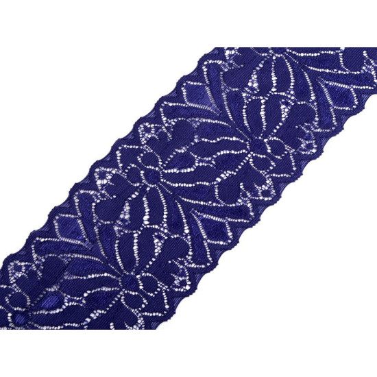 Dantelă elastică, lățime 80 mm - Roz deschis (1 Metru) Dantelă elastică, lățime 80 mm - Roz deschis (1 Metru)