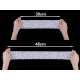 Dantelă elastică, lățime 80 mm - Roz deschis (1 Metru) Dantelă elastică, lățime 80 mm - Roz deschis (1 Metru)
