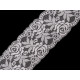 Dantelă elastică, lățime 80-100 mm - Roșu (1 Metru) Dantelă elastică, lățime 80-100 mm - Roșu (1 Metru)