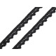 Dantelă bumbac croşetată, lățime 11 mm - Albastru închis (1 Metru) Dantelă bumbac croşetată, lățime 11 mm - Albastru închis (1 Metru)