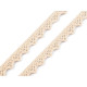 Dantelă bumbac croşetată, lățime 11 mm - Albastru închis (1 Metru) Dantelă bumbac croşetată, lățime 11 mm - Albastru închis (1 Metru)