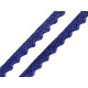 Dantelă bumbac croşetată, lățime 11 mm - Albastru închis (1 Metru) Dantelă bumbac croşetată, lățime 11 mm - Albastru închis (1 Metru)