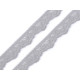 Dantelă elastică, lățime 16 mm - Negru (1 Metru) Dantelă elastică, lățime 16 mm - Negru (1 Metru)