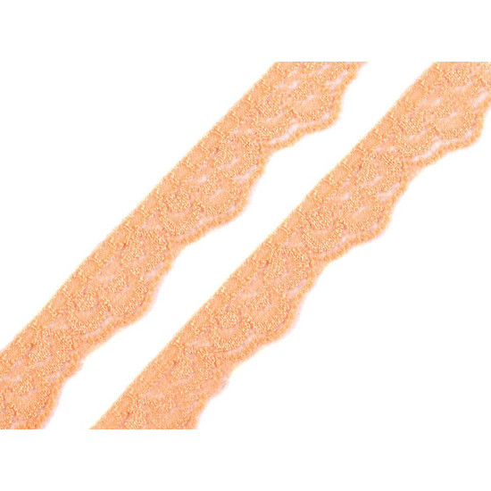 Dantelă elastică, lățime 16 mm - Negru (1 Metru) Dantelă elastică, lățime 16 mm - Negru (1 Metru)