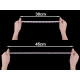 Dantelă elastică, lățime 16 mm - Negru (1 Metru) Dantelă elastică, lățime 16 mm - Negru (1 Metru)