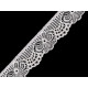 Spitze elastisch breite 30 mm - Schwarz (1 Meter) Spitze elastisch breite 30 mm - Schwarz (1 Meter)