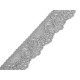 Spitze elastisch breite 30 mm - Schwarz (1 Meter) Spitze elastisch breite 30 mm - Schwarz (1 Meter)