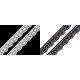 Dantelă elastică, lățime 25 mm - Negru (54 Metri) Dantelă elastică, lățime 25 mm - Negru (54 Metri)