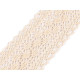 Dantelă bumbac croşetată, lățime 60 mm - Bej deschis (1 Metru) Dantelă bumbac croşetată, lățime 60 mm - Bej deschis (1 Metru)