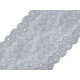 Dantelă elastică, lățime 16 cm - Roșu (1 Metru) Dantelă elastică, lățime 16 cm - Roșu (1 Metru)