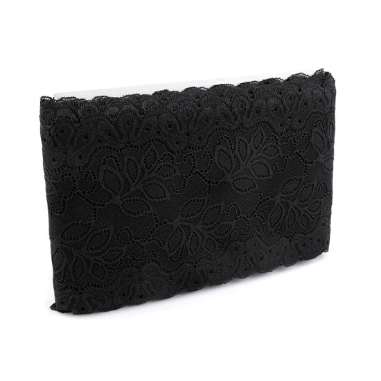 Dantelă elastică, lățime 16 cm - Roșu (1 Metru) Dantelă elastică, lățime 16 cm - Roșu (1 Metru)