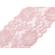 Dantelă elastică, lățime 14 cm - Roșu (1 Metru) Dantelă elastică, lățime 14 cm - Roșu (1 Metru)