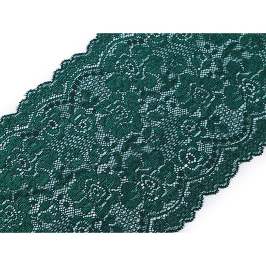 Dantelă elastică, lățime 18 cm - Albastru regal (1 Metru) Dantelă elastică, lățime 18 cm - Albastru regal (1 Metru)