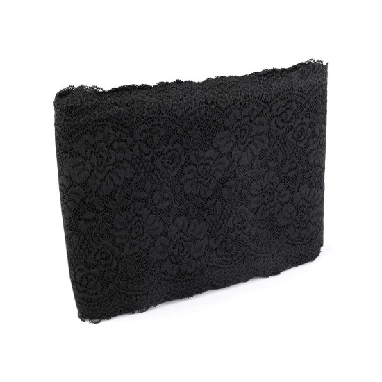 Dantelă elastică, lățime 18 cm - Albastru regal (1 Metru) Dantelă elastică, lățime 18 cm - Albastru regal (1 Metru)