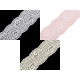 Dantelă elastică, lățime 65 mm - Negru (1 Metru) Dantelă elastică, lățime 65 mm - Negru (1 Metru)