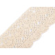 Dantelă bumbac croşetată, lățime 75 mm - Roșu (1 Metru) Dantelă bumbac croşetată, lățime 75 mm - Roșu (1 Metru)