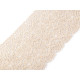 Dantelă bumbac croşetată, lățime 11-12 cm - Alb (1 Metru) Dantelă bumbac croşetată, lățime 11-12 cm - Alb (1 Metru)