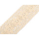 Dantelă bumbac croşetată, lățime 50 mm - Alb (1 Metru) Dantelă bumbac croşetată, lățime 50 mm - Alb (1 Metru)