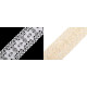Dantelă bumbac croşetată, lățime 50 mm - Alb (1 Metru) Dantelă bumbac croşetată, lățime 50 mm - Alb (1 Metru)