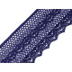 Dantelă bumbac croşetată, lățime 11,5 cm - Negru (1 Metru) Dantelă bumbac croşetată, lățime 11,5 cm - Negru (1 Metru)
