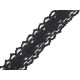 Dantelă bumbac croşetată, lățime 25 mm - Roz pudrat (1 Metru) Dantelă bumbac croşetată, lățime 25 mm - Roz pudrat (1 Metru)
