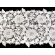 Dantelă brodată / napron, lățime 36 cm - Off white (1 Metru) Dantelă brodată / napron, lățime 36 cm - Off white (1 Metru)