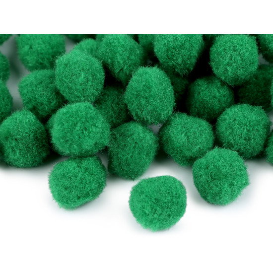 Pompoane, ø20 mm - Verde deschis (100 Bucăți)