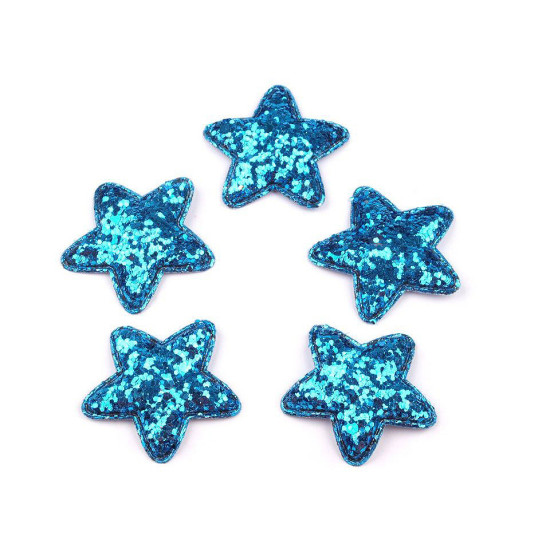 Steluțe decorative cu paiete, ø35 mm - Argintiu (100 Bucăți) Steluțe decorative cu paiete, ø35 mm - Argintiu (100 Bucăți)