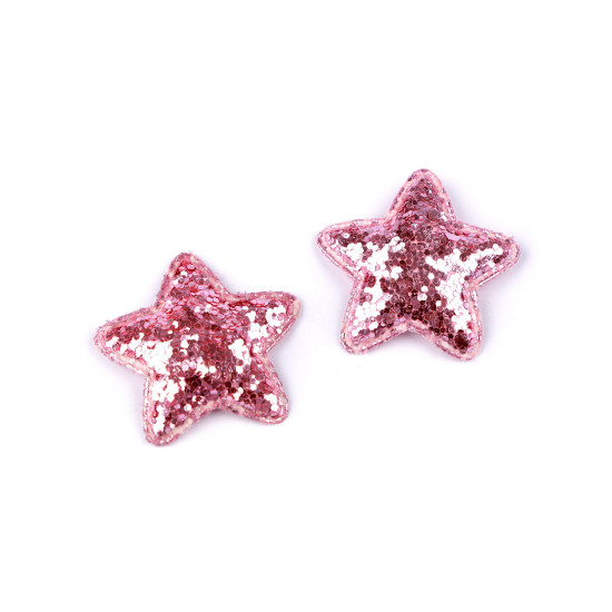 Steluțe decorative cu paiete, ø35 mm - Argintiu (100 Bucăți) Steluțe decorative cu paiete, ø35 mm - Argintiu (100 Bucăți)