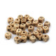 Mărgele lemn cubice cu litere, 10x10 mm, cal a-2 a - Natural (200 Bucăți) Mărgele lemn cubice cu litere, 10x10 mm, cal a-2 a - Natural (200 Bucăți)