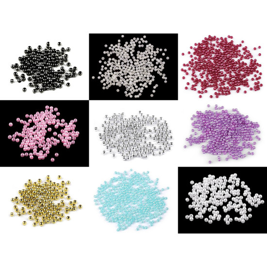 Perle plastic glance, ø3 mm - Auriu (500 Grame) Perle plastic glance, ø3 mm - Auriu (500 Grame)