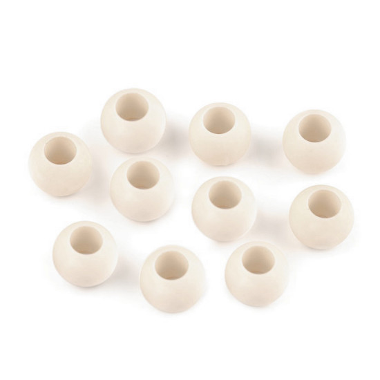 Mărgele mate cu gaură mare, 10x12 mm - Roz pudrat (700 Bucăți) Mărgele mate cu gaură mare, 10x12 mm - Roz pudrat (700 Bucăți)