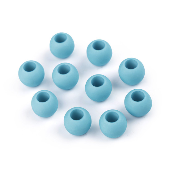 Mărgele mate cu gaură mare, 10x12 mm - Roz pudrat (700 Bucăți) Mărgele mate cu gaură mare, 10x12 mm - Roz pudrat (700 Bucăți)