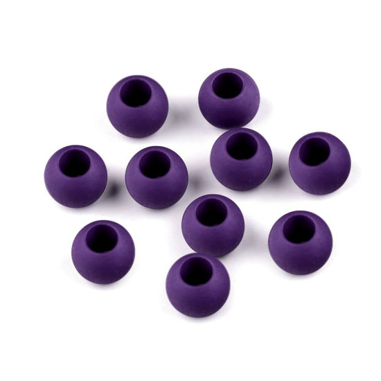 Mărgele mate cu gaură mare, 10x12 mm - Roz pudrat (700 Bucăți) Mărgele mate cu gaură mare, 10x12 mm - Roz pudrat (700 Bucăți)