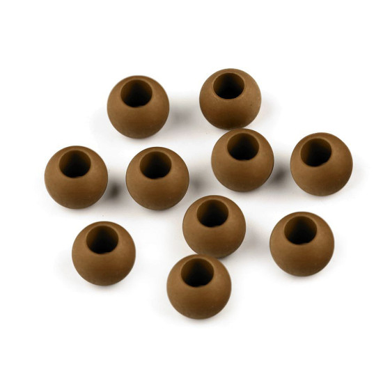 Mărgele mate cu gaură mare, 10x12 mm - Roz pudrat (700 Bucăți) Mărgele mate cu gaură mare, 10x12 mm - Roz pudrat (700 Bucăți)