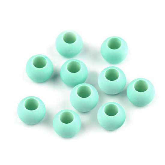 Mărgele mate cu gaură mare, 10x12 mm - Roz pudrat (700 Bucăți) Mărgele mate cu gaură mare, 10x12 mm - Roz pudrat (700 Bucăți)