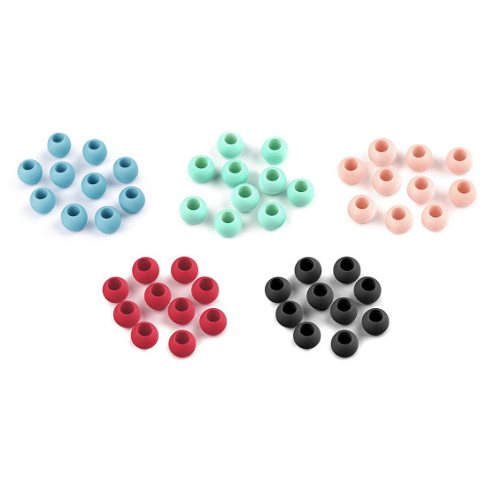 Mărgele mate cu gaură mare, 10x12 mm - Roz pudrat (700 Bucăți) Mărgele mate cu gaură mare, 10x12 mm - Roz pudrat (700 Bucăți)