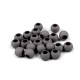 Mărgele mate cu gaură mare, 11x14 mm - Negru (10 Bucăți) Mărgele mate cu gaură mare, 11x14 mm - Negru (10 Bucăți)
