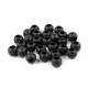 Mărgele mate cu gaură mare, 11x14 mm - Negru (10 Bucăți) Mărgele mate cu gaură mare, 11x14 mm - Negru (10 Bucăți)