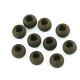 Mărgele mate cu gaură mare, 11x14 mm - Negru (10 Bucăți) Mărgele mate cu gaură mare, 11x14 mm - Negru (10 Bucăți)