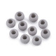 Mărgele mate cu gaură mare, 11x14 mm - Negru (10 Bucăți) Mărgele mate cu gaură mare, 11x14 mm - Negru (10 Bucăți)