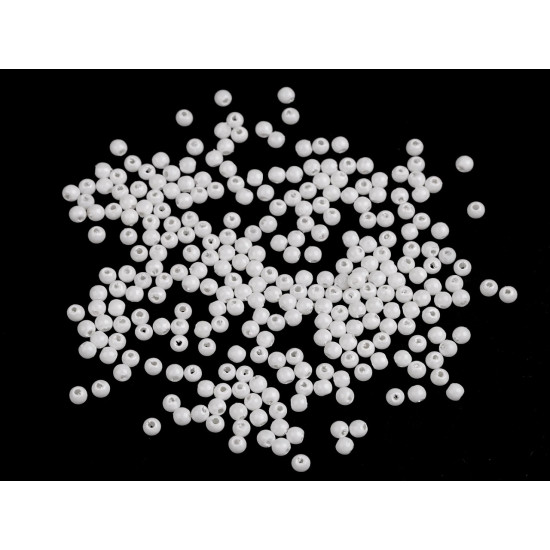 Perle plastic glance, ø4 mm - Bleu turcoaz (10 Grame) Perle plastic glance, ø4 mm - Bleu turcoaz (10 Grame)