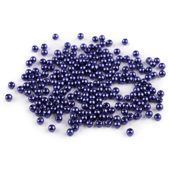 Perle plastic glance, ø4 mm - Bleu turcoaz (10 Grame) Perle plastic glance, ø4 mm - Bleu turcoaz (10 Grame)