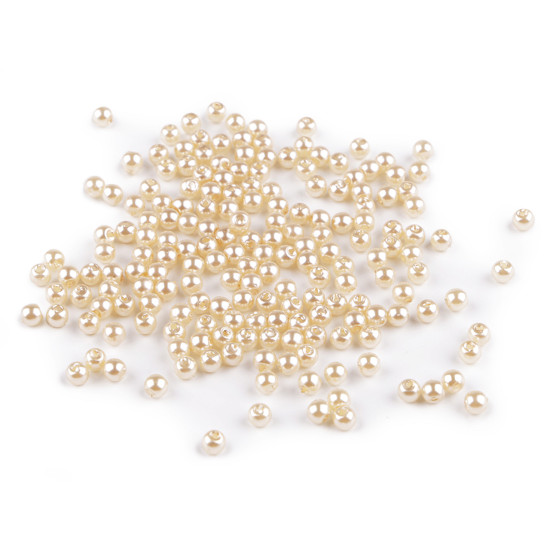 Perle plastic glance, ø4 mm - Bleu turcoaz (10 Grame) Perle plastic glance, ø4 mm - Bleu turcoaz (10 Grame)