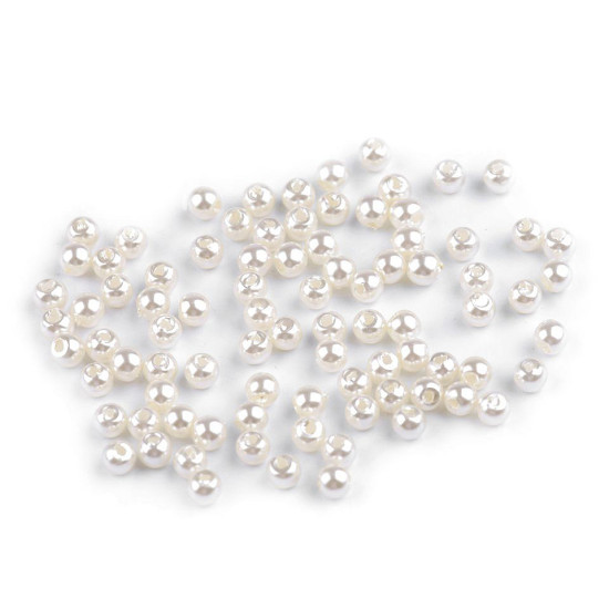 Perle plastic glance, ø4 mm - Bleu turcoaz (10 Grame) Perle plastic glance, ø4 mm - Bleu turcoaz (10 Grame)