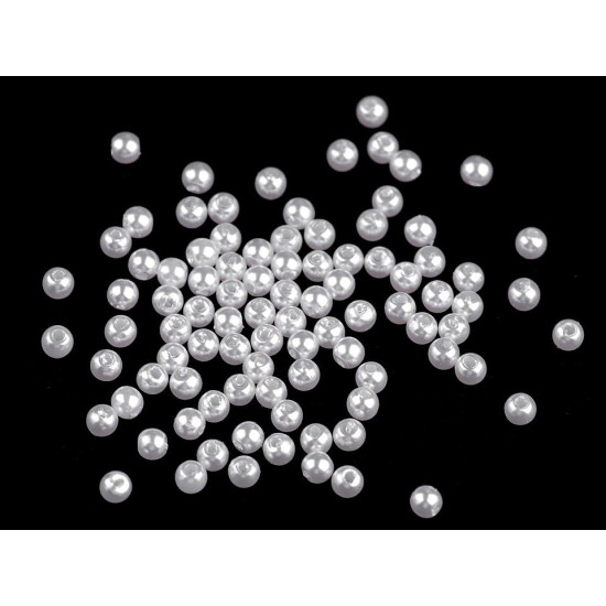 Perle plastic glance, ø4 mm - Bleu turcoaz (10 Grame) Perle plastic glance, ø4 mm - Bleu turcoaz (10 Grame)