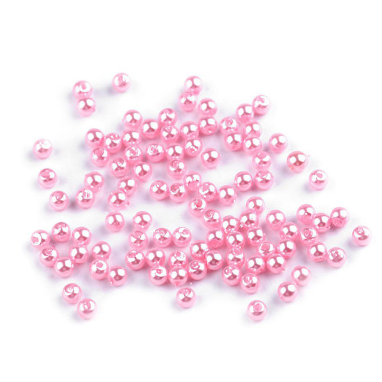 Perle plastic glance, ø4 mm - Bleu turcoaz (10 Grame) Perle plastic glance, ø4 mm - Bleu turcoaz (10 Grame)